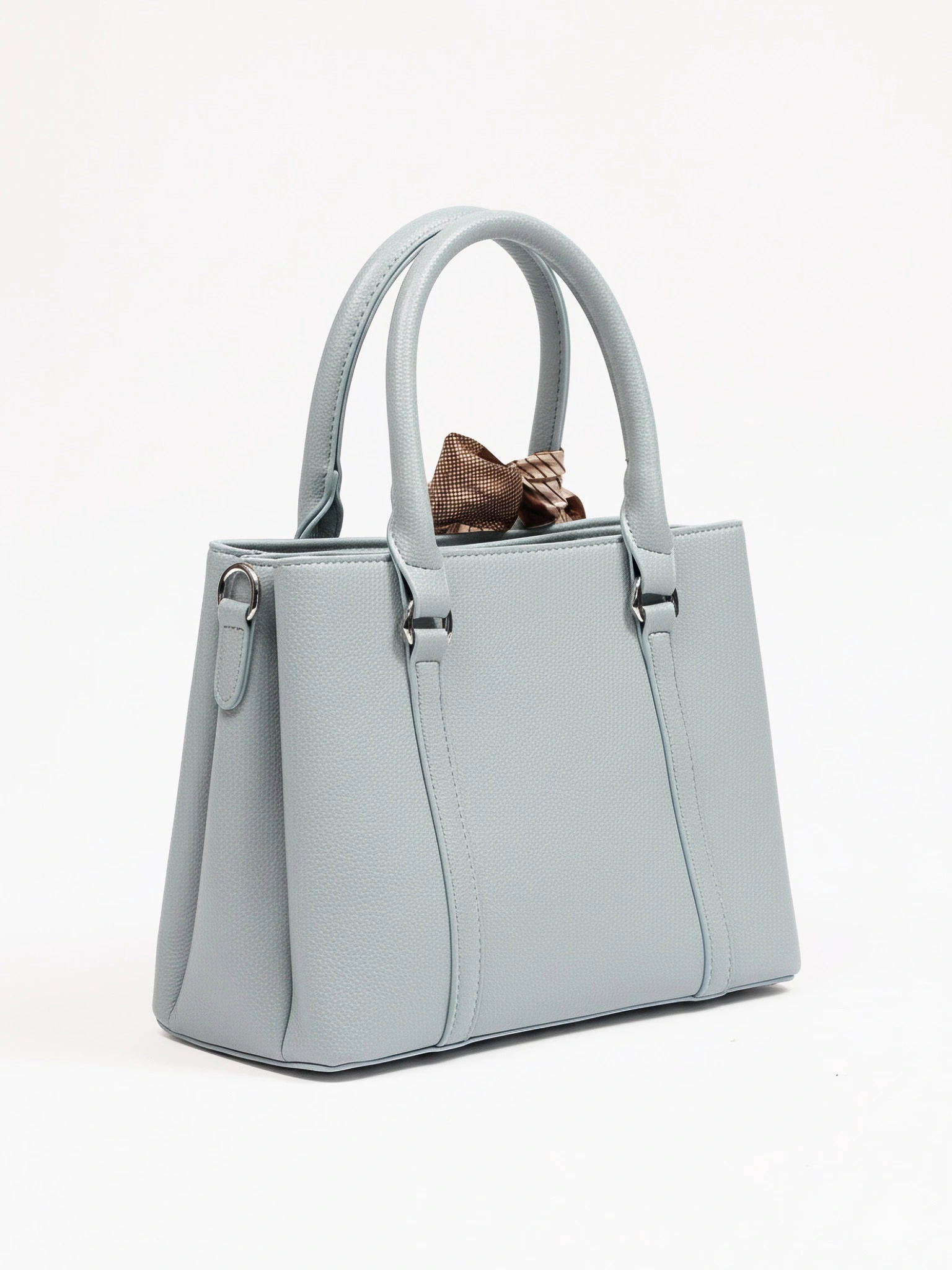 Сумка-тоут с декоративным платком в ассортименте